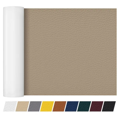 Miniatura 22 de Cinta de parche de reparación de cuero de 4 x 60 pulgadas, cinta autoadhesiva fuerte para muebles, sofás, sillones, asientos de automóvil, armarios