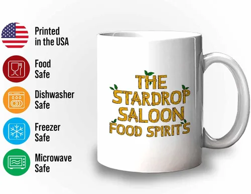 Miniatura 3 de Bubble Hugs Taza de café para videojuegos The Stardrop Saloon Food Spirits - Farming Country Adventure Gaming Gamer Stardew Pelican Town 11 onzas