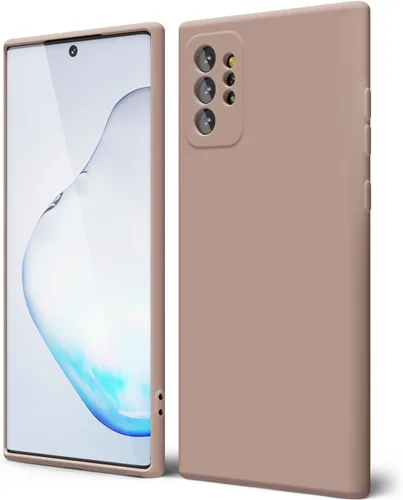 Miniatura 18 de oakxco Funda para teléfono Samsung Galaxy Note 20 Ultra de silicona líquida, bonita funda delgada y fina de goma suave TPU lisa y suave de gel