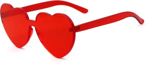 GIFIORE Gafas de sol con forma de corazón para mujer color rosa