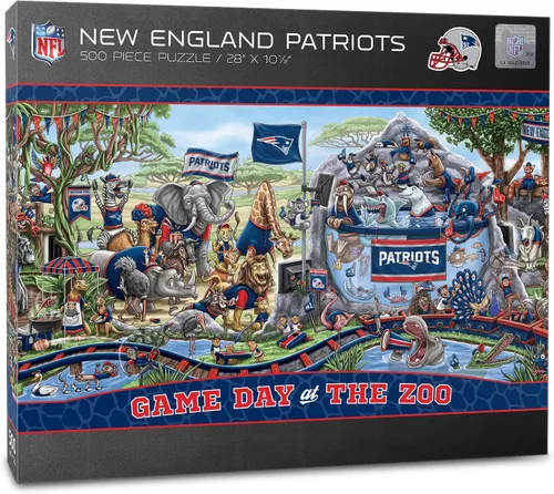Miniatura 24 de YouTheFan - Rompecabezas NFL Game Day at The Zoo, 500 piezas