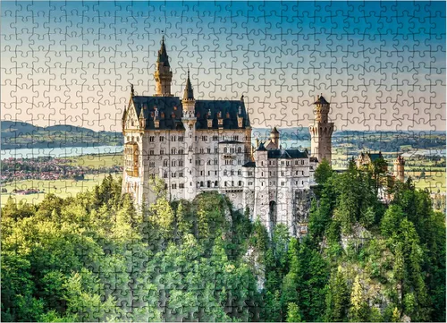 Miniatura 8 de MyPuzzle Neuschwanstein Castle Baviera Alemania - Rompecabezas prémium de 100 piezas para adultos