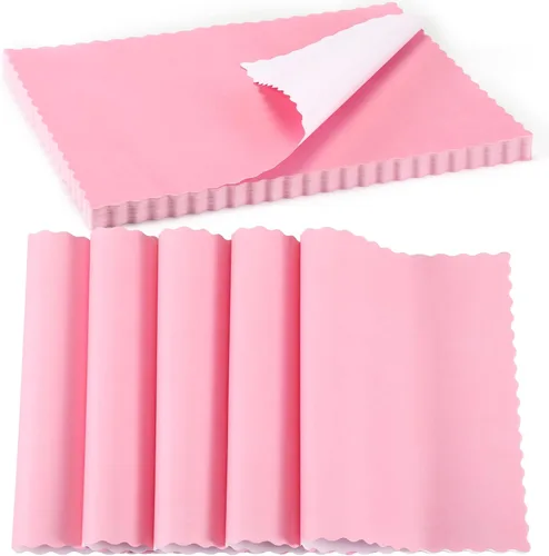 Miniatura 12 de Uiifan 200 manteles individuales de papel, desechables, bordes festoneados, manteles individuales en blanco, a granel para comedor, bodas, fiestas