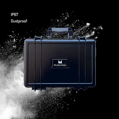 Miniatura 4 de ModernGen Caja de viaje con 10 ranuras para reloj, plástico resistente, resistente a los impactos, resistente al agua
