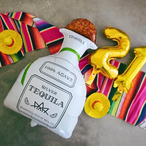 Miniatura 3 de Globo de tequila (juego de 1, 30 pulgadas), decoraciones de fiesta de tequila, decoraciones de cumpleaños 21 para hombres, margs y despedida