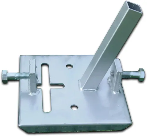 Boss Buck Deluxe - Almohadilla de pie versátil y estable de acero duradero para alimentador de juegos, tuerca y perno de 1/2 pulgada incluidos