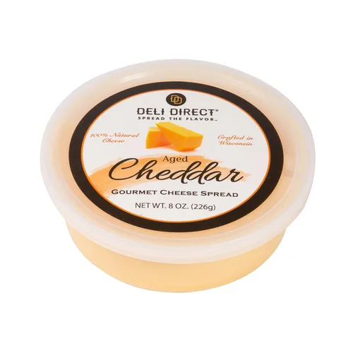 Deli Direct, Farmers Market - Queso para untar – Queso gourmet untable para galletas, patatas fritas y pretzels, salsa cremosa de queso, ideal para