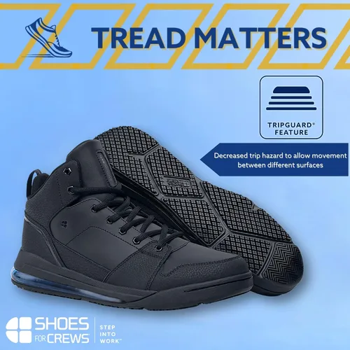 Miniatura 3 de Shoes For Crews Zapatillas de trabajo antideslizantes para hombre, cómodas, antideslizantes, para el servicio de alimentos, salud, venta al por