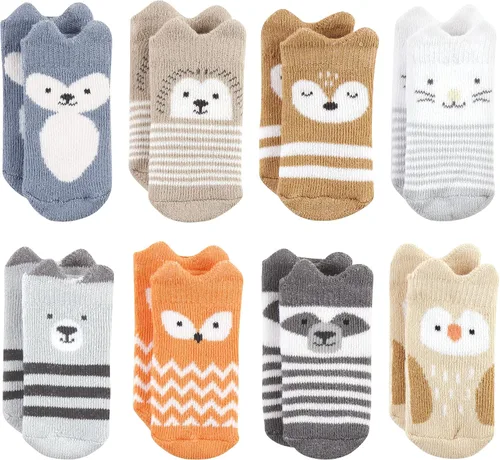 Miniatura 45 de Hudson Baby - Calcetines de algodón para bebés recién nacidos y Terry para niñas bebés