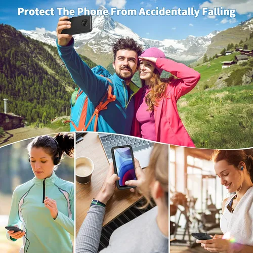 Miniatura 7 de Funda para Moto G Power 2021, Motorola G Power 2021, resistente a prueba de golpes, protección a prueba de polvo, 3 en 1, funda protectora Negro
