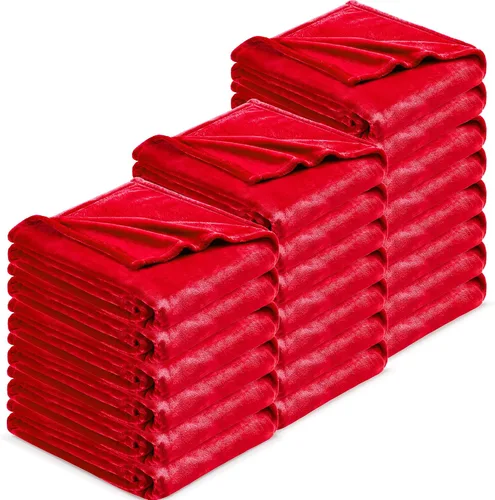 Miniatura 19 de Dreamnine Manta extrasuave, vellón de felpa, silla, sofá, 50 x 60 pulgadas, franela de terciopelo, ligera, mullida, microfelpa, decorativa, cálida