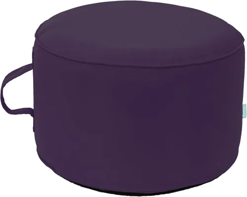Miniatura 18 de QILLOWAY Otomana inflable para exteriores para patio, puf redondo impermeable, reposapiés inflable, reposapiés al aire libre para piscina, jardín