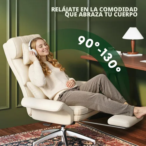 Miniatura 10 de FLEXISPOT Silla de oficina grande y alta con asiento convertible de hasta 44 pulgadas, de gran tamaño para adultos y mascotas, silla de computadora