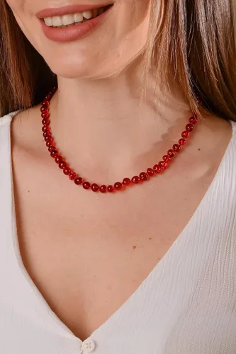 Miniatura 26 de Amber Necklace for Women - HandMade Baltic Jewelry for Adult - 18 inch - 100% Genuine