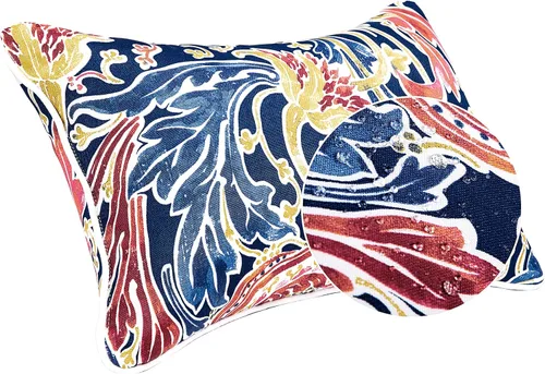 Miniatura 3 de JMGBird Almohadas lumbares para exteriores, almohadas impermeables con relleno, paquete de 2, 12 x 20 pulgadas, añade un toque de color a tu aire