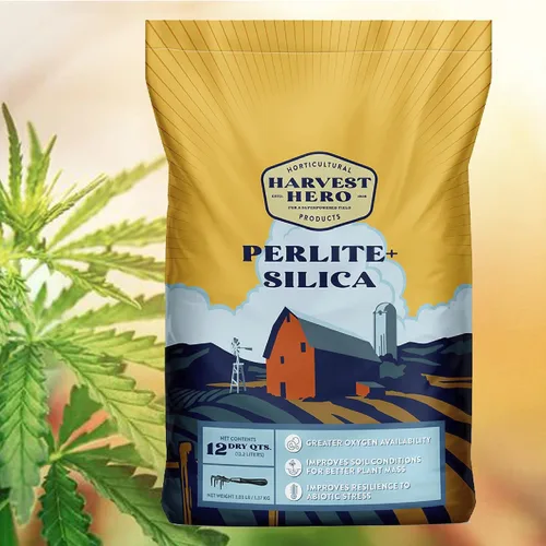 Miniatura 3 de EasyGo Product Harvest Hero Perlita con sílice para mezcla de tierra para macetas, esquejes de raíces, recipientes y cultivo hidropónico, grado