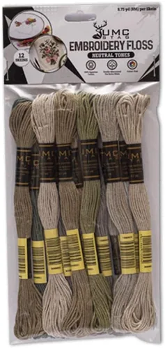 Miniatura 3 de Nuevo UMC STAG 12 piezas Hilo de bordar premium Madejas premium 100% de algodón egipcio Hilo de punto de cruz para bordado Algodón hilado