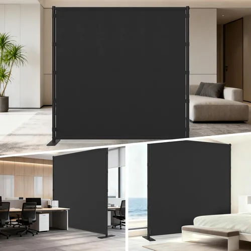 Miniatura 6 de AKTOP Divisor de habitación, pantalla de privacidad independiente de un solo panel, divisores de pared temporales portátiles para separación