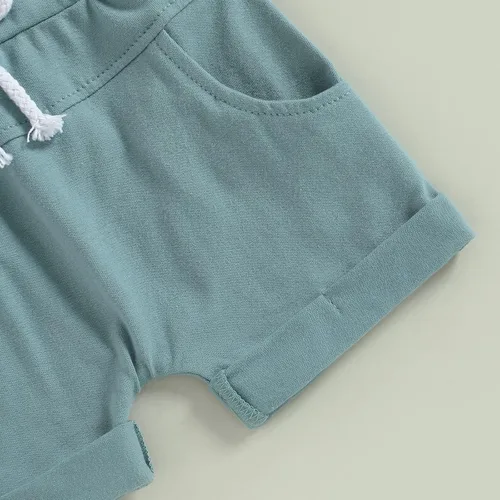 Miniatura 4 de Engofs Conjunto de 2 piezas de camiseta de manga corta y pantalones cortos para bebé niño