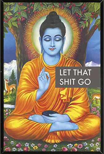 Miniatura 4 de Póster laminado de Let That Shit Go (24 x 36 pulgadas)