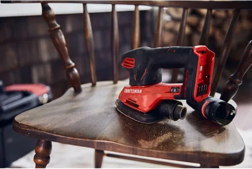 Miniatura 7 de CRAFTSMAN Lijadora de detalles inalámbrica 20V MAX, solo herramienta (CMCW221B), color rojo