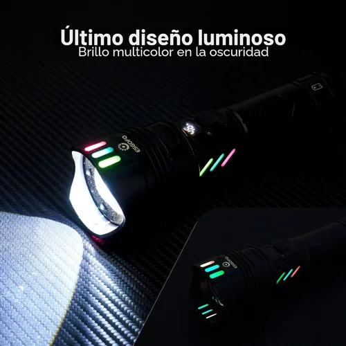 Miniatura 2 de Esgofo Linterna Súper Brillante 10000 Lúmenes Altos Recargable, Potentes Luces LED Flash de Larga Distancia 3280ft, Larga Duración 10H Función