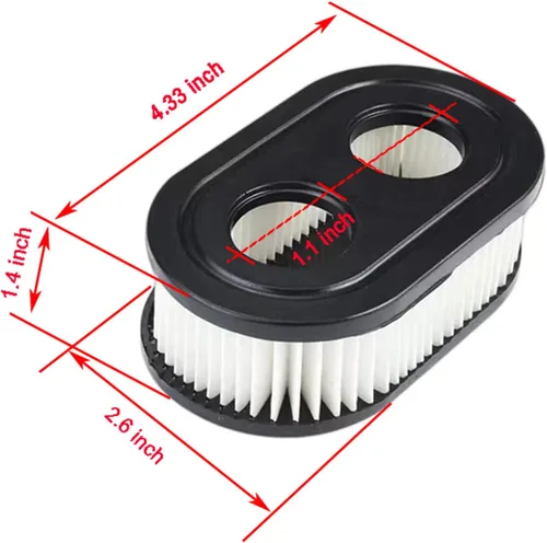 Miniatura 3 de 4 filtros de aire para cortacésped 593260, filtro de cartucho de filtro de aire, para motor de la serie 798452 334404, 500EX 550EX 575EX 625EX