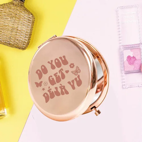 Miniatura 5 de KEYCHIN Álbum de música, espejo de bolsillo, regalos para fanáticos del cantante, letras de canciones musicales, espejo compacto de maquillaje