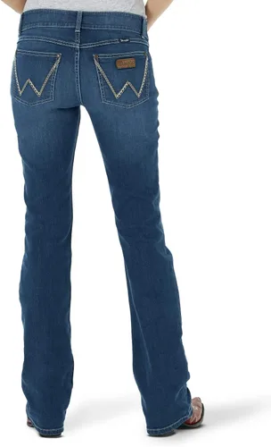 Miniatura 3 de Wrangler Jeans de maternidad retro Mae para mujer, Azul oscuro