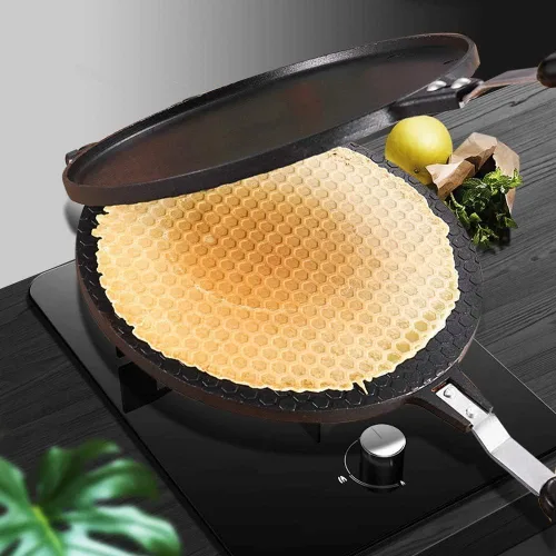 Molde para hacer gofres, molde para hornear de aleación de aluminio, antiadherente, para tartas de cocina, herramienta para hornear pasteles