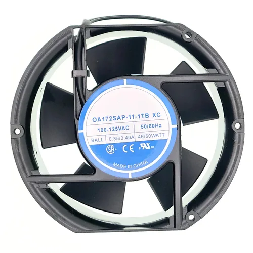 Nuevo ventilador de refrigeración para OA172SAP-11-1TB XC AC100-125V 0.35/.040A 46/50W 50/60Hz 2-Wire 17CM Tamaño: 6.772x5.906x2.008 in.