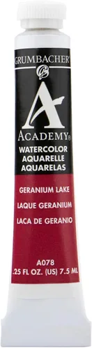 Miniatura 8 de Grumbacher Academy - Pintura de acuarela, 0.25 onzas, tono medio rojo cadmio (A029)