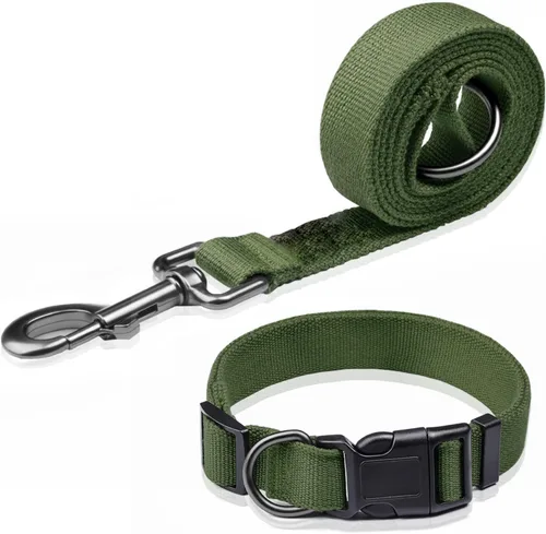 Miniatura 18 de Collar de perro azul para perros pequeños, transpirable, antiolor y suave, cómodo para cachorros de piel sensible, 90% rayón de bambú, hebilla Azul
