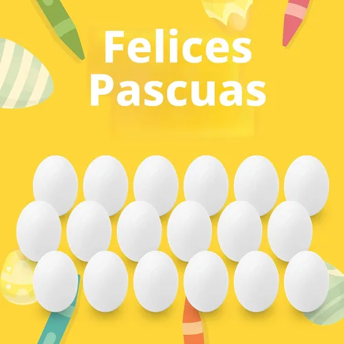 Miniatura 3 de Huevos de Pascua de 18 piezas, huevos de madera blancos, huevos decorativos lisos de tamaño real para niños, pintura de Pascua DIY tu propia