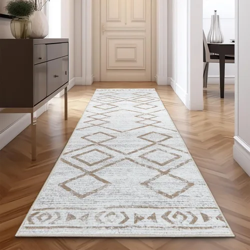 Miniatura 20 de jinchan Alfombra marroquí de pasillo 2x10 para pasillo - Alfombra de pasillo para cocina bohemia lavable a máquina, alfombra moderna suave, Boho