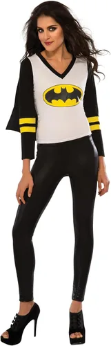 Rubie's DC Superheroes Batgirl - Camiseta deportiva para mujer, multicolor, talla L, Como se muestra, Grande