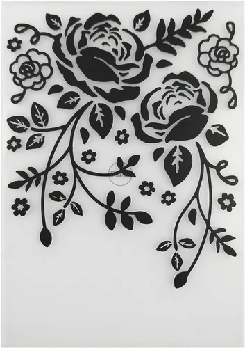 Miniatura 11 de DzIxY Carpetas de plástico en relieve de copo de nieve de Navidad para suministros de fabricación de tarjetas, plantillas de álbum de recortes 3D