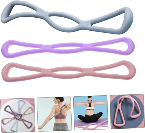 Miniatura 3 de 3 bandas elásticas de yoga de alta elasticidad, entrenamiento de resistencia para entrenamiento completo, bandas de fuerza para ejercicio en casa