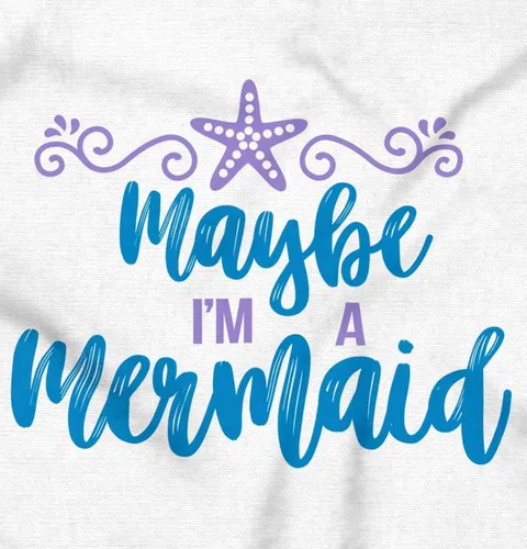 Miniatura 2 de Camiseta para niñas con texto en inglés "I'm A Mermaid Cute Daughter Beach Day