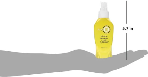 Miniatura 3 de It's a 10 Haircare Miracle Leave-In para rubias, 4 onzas líquidas