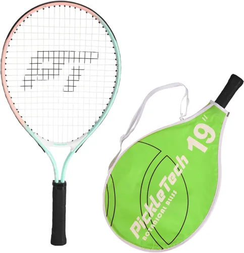 Miniatura 10 de PICKLETECH Kids Tennis Racket for Junior Toddlers Starter Kit 17-25" Tennis Racquet for Girls and Boys with Carry Bag, Lightweight for Beginners Rosa