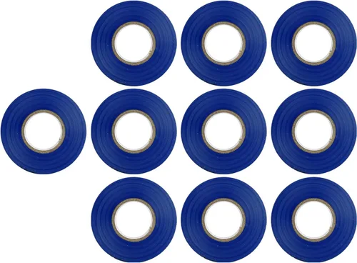 Miniatura 9 de Sunlite 41325-SU - Paquete de 10 cintas eléctricas de PVC, 60 pies x 0.75 pulgadas, para empalmar, proteger y aislar cables, resistente a la Blanco
