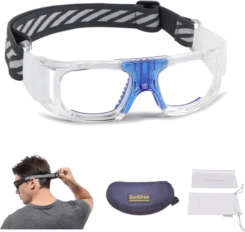 Miniatura 15 de SooGree Gafas deportivas para hombre, gafas protectoras antivaho para baloncesto