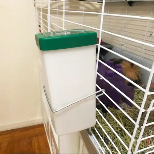 Miniatura 5 de Botella de agua de conejo sin goteo para jaula, dispensador de agua para animales pequeños de 32 onzas para mascotas pequeñas, conejo, hurón