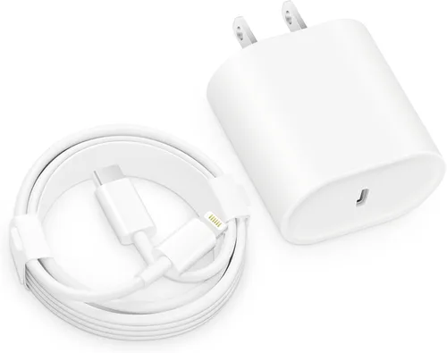 CXX Cargador rápido i teléfono, bloque USB C de 20 W con cable de 6 pies compatible con IP 14/14 Pro/14 Plus/14 Pro Max/13/13 Mini/13 Pro/13 Pro