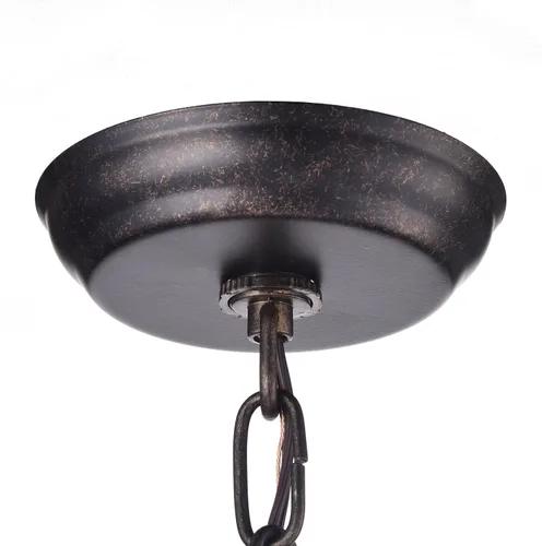 Miniatura 8 de Edvivi Amorette - Mini candelabro de cristal, 1 lámpara moderna y elegante de techo de bronce antiguo, iluminación colgante ajustable para armario
