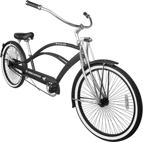 Miniatura 26 de MICARGI Bicicleta híbrida para adultos de 24/26 pulgadas, bicicleta híbrida de 1/7 velocidades para mujeres, hombres, personas mayores, bicicleta