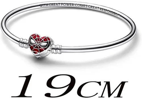 Miniatura 7 de Dijes de personajes de película para mujer, pulseras y collares en plata de ley 925, día de la madre, cumpleaños, Navidad