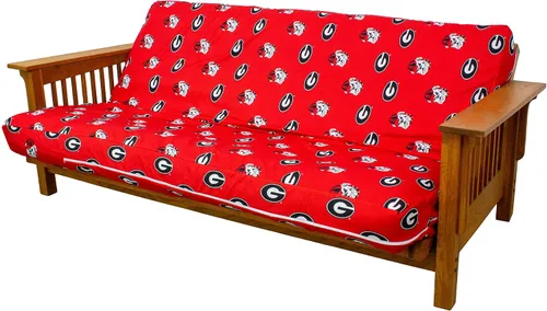 Miniatura 2 de College Covers Everything Comfy Georgia Bulldogs - Funda para futón, tamaño matrimonial (54 x 76 x 6 pulgadas), se adapta a tapetes de 6 y 8 pulgadas