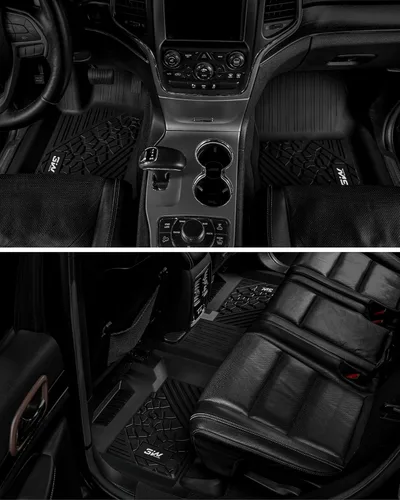 Miniatura 8 de 3W Alfombrillas de Piso Compatibles con Jeep Grand Cherokee 2016-2021/ Grand Cherokee WK 2022 2023/ Dodge Durango 2016-2021